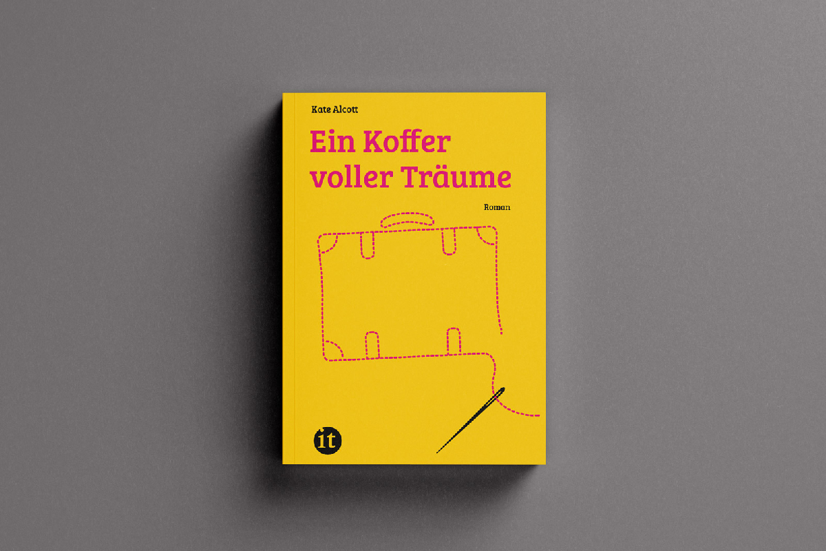 Orangefarbenes Buchcover